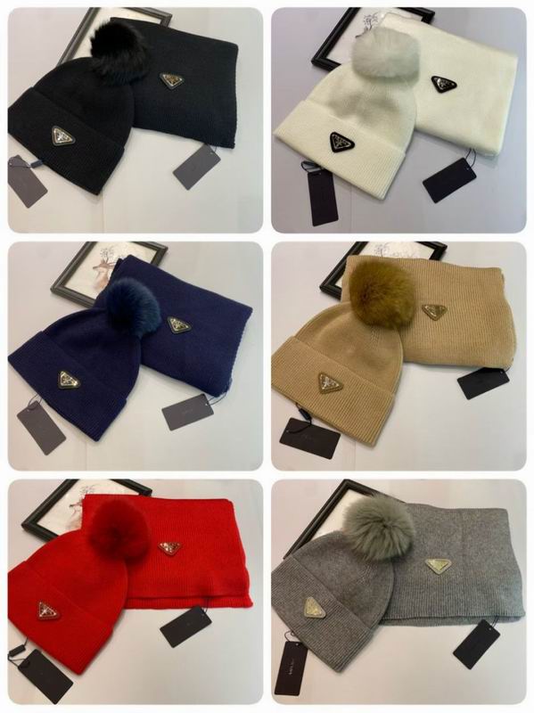 Prada Scarf Hat 112501
